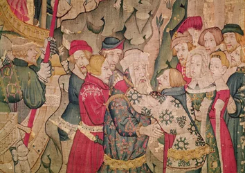 Geschichte von Jourdain de Blaye, Arras Werkstatt (Detail)